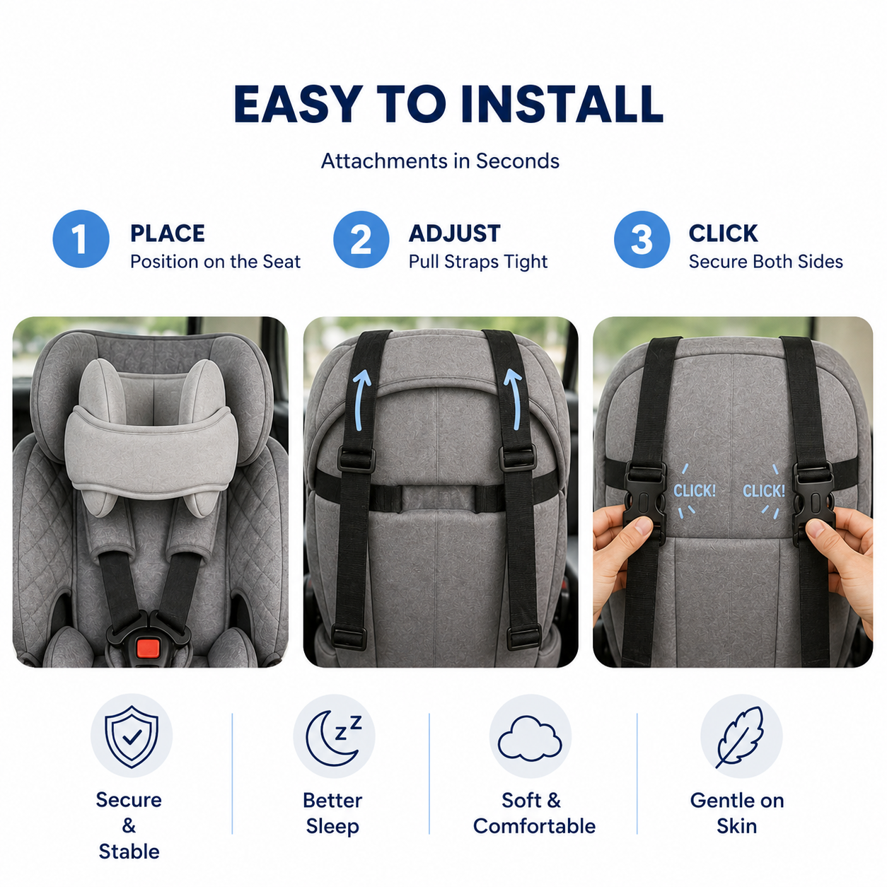 TinyDreams™ – Stable Head, Better Sleep for Your Child